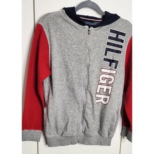 Tommy Hilfiger Hoddie Zipper Sweatshirt Flawed Jacket L 16/18